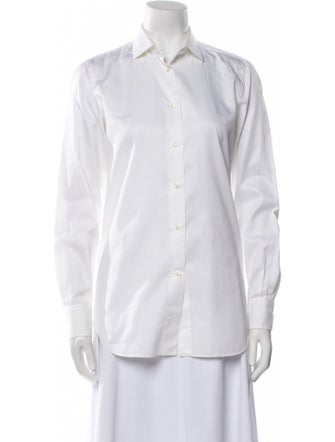Loro Piana Long Sleeve Button-Up Top