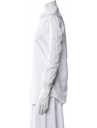 Loro Piana Long Sleeve Button-Up Top