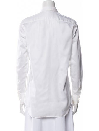 Loro Piana Long Sleeve Button-Up Top