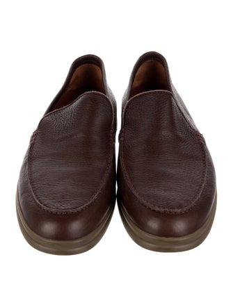 Loro Piana Summer Walk Leather Loafers