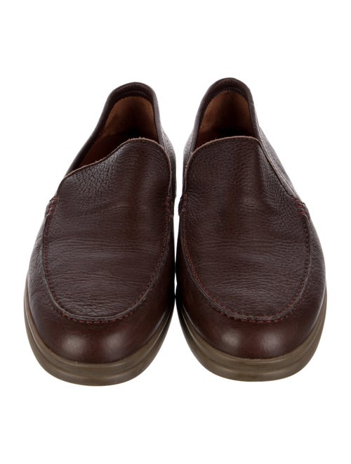 Loro Piana Summer Walk Leather Loafers