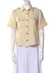 Loro Piana Annalisa Linen Button-Up Top