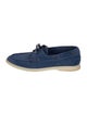 Loro Piana Sea-Sail Walk Suede Boat Shoes