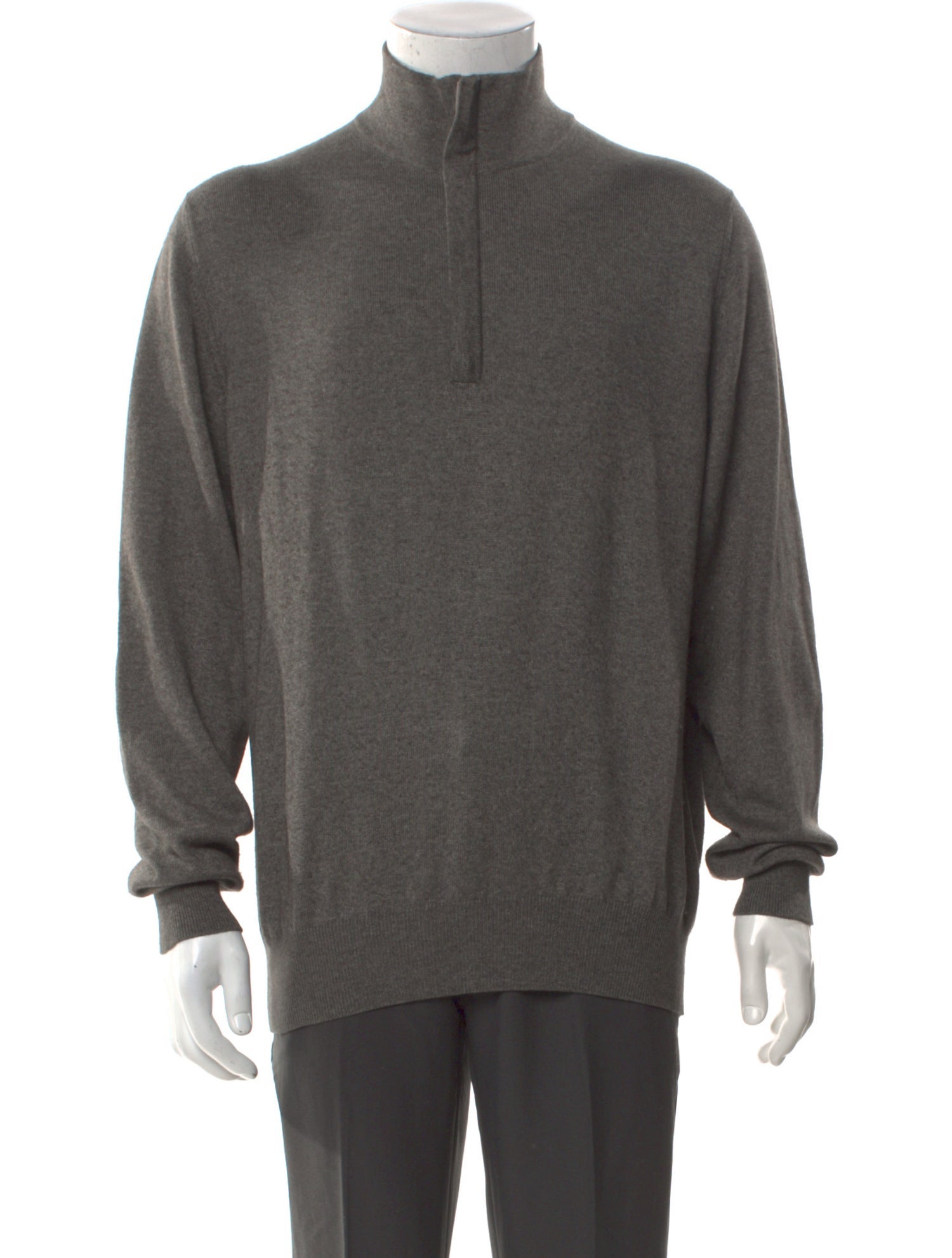 Loro Piana Cashmere Mock Neck Pullover