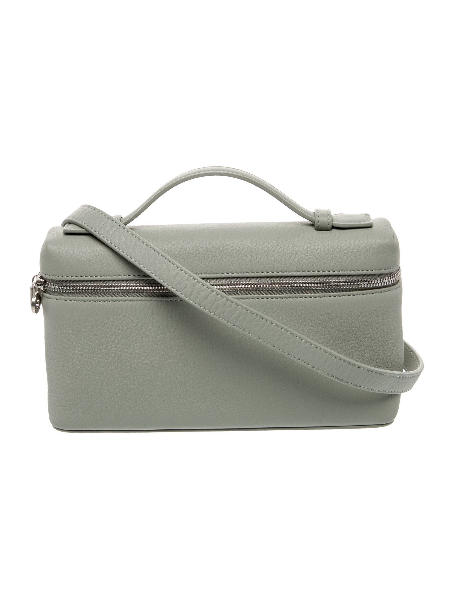 Loro Piana Leather Top Handle Bag