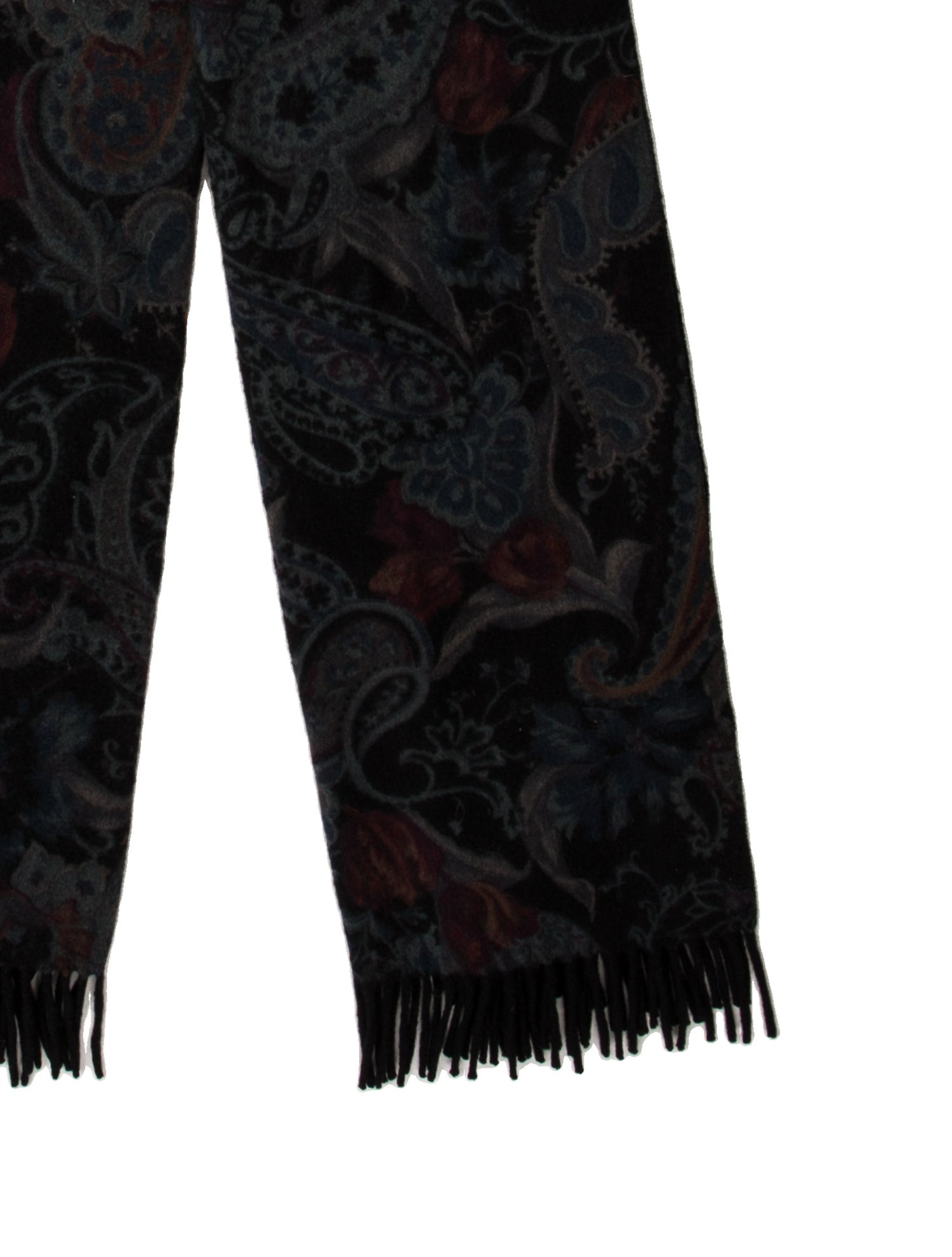 Loro Piana Cashmere Paisley Print Scarf