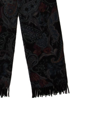 Loro Piana Cashmere Paisley Print Scarf