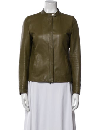 Loro Piana Convertible Leather Biker Jacket
