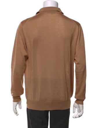 Loro Piana Cashmere Collar Polo Sweater