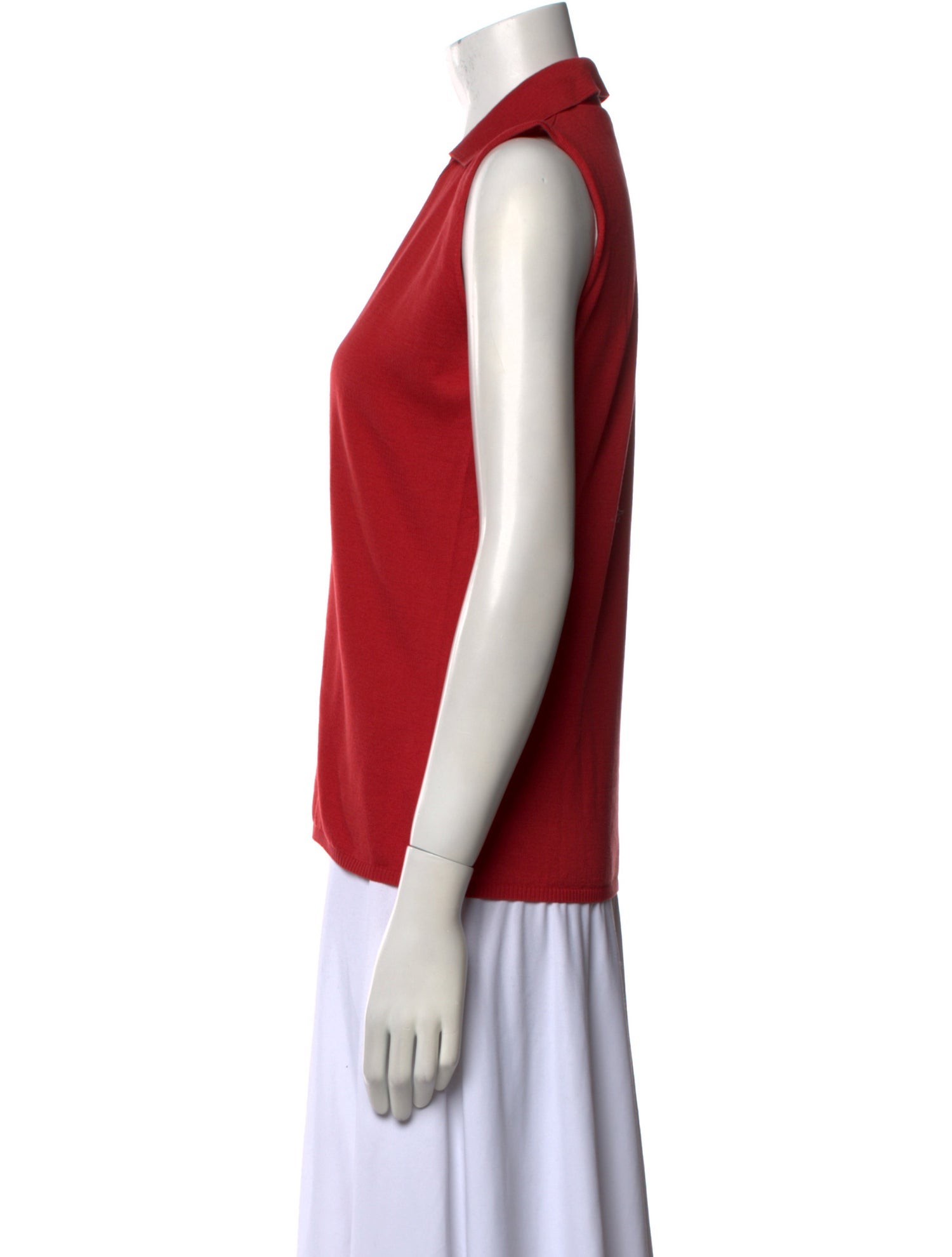 Loro Piana V-Neck Sleeveless Polo