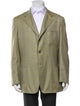 Loro Piana Cashmere Plaid Print Blazer