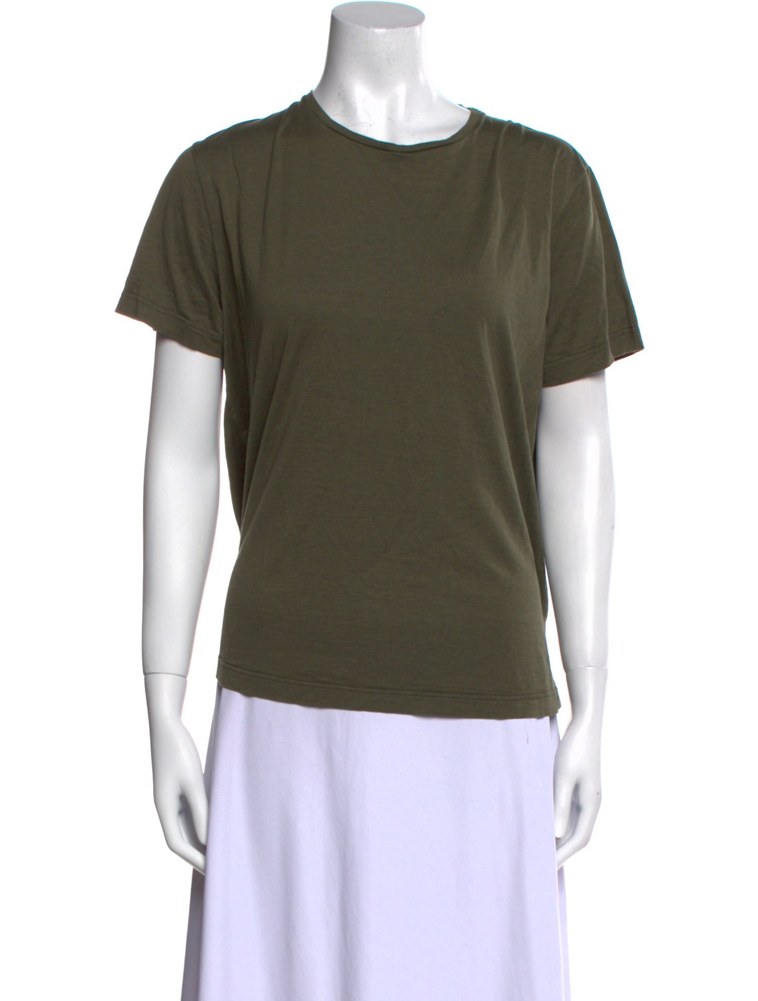 Loro Piana Silk Crew Neck T-Shirt