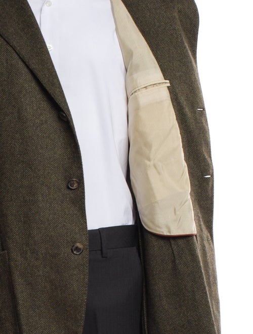 Loro Piana Cashmere Tweed Pattern Peacoat