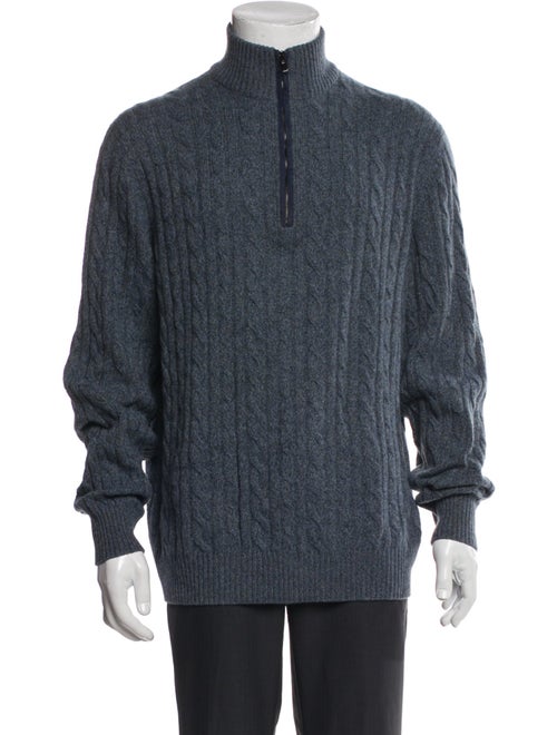Loro Piana Cashmere Mock Neck Pullover