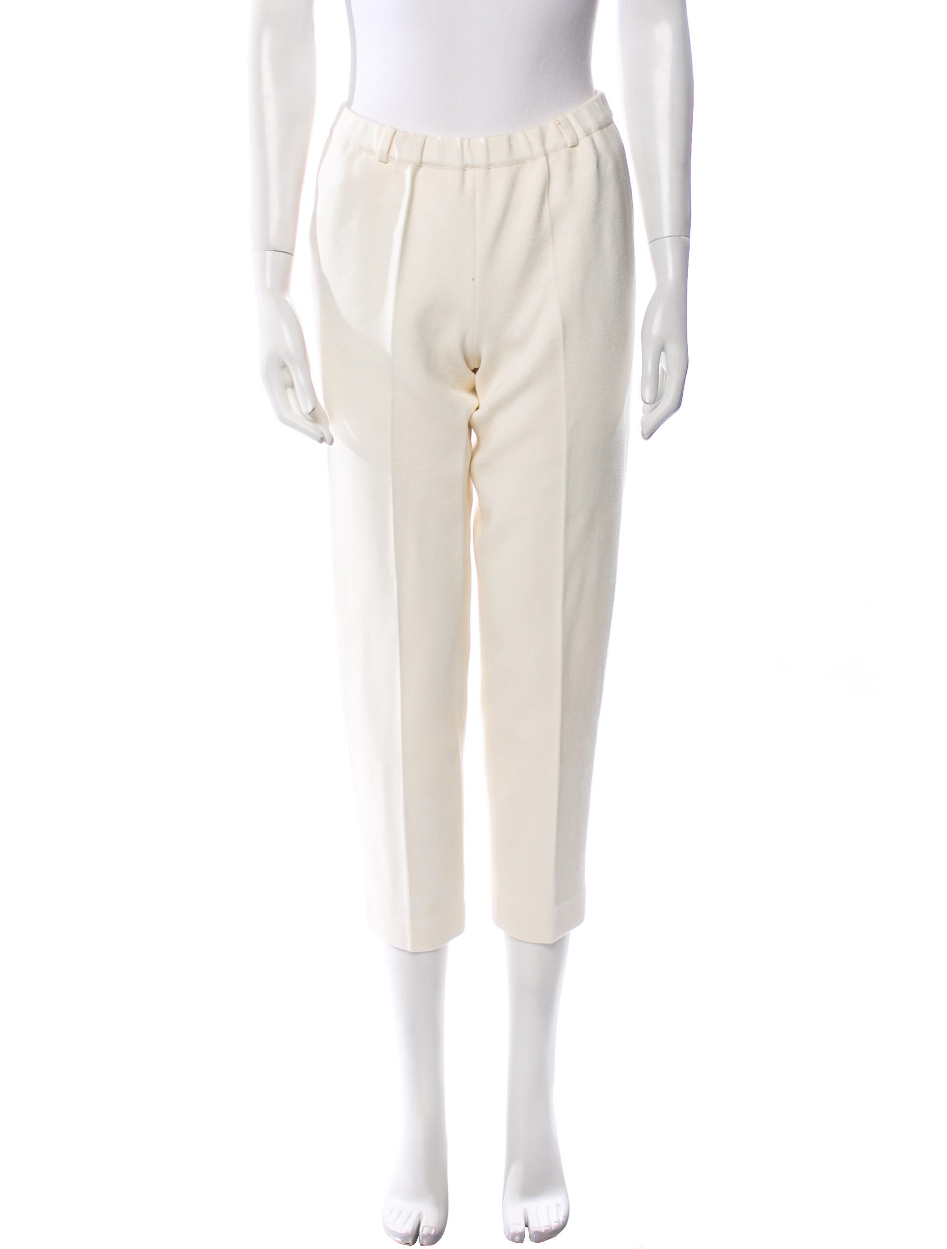 Loro Piana Silk Straight Leg Pants