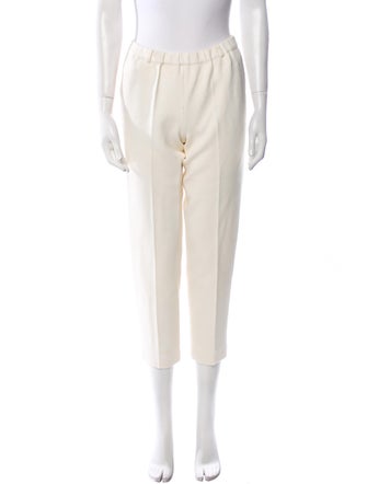 Loro Piana Silk Straight Leg Pants