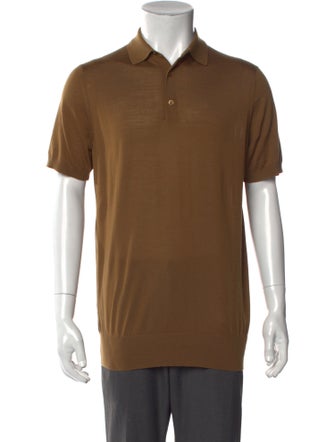 Loro Piana Wish Virgin Wool Polo Sweater