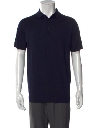 Loro Piana Virgin Wool Collar Polo Shirt