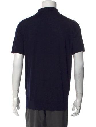 Loro Piana Virgin Wool Collar Polo Shirt