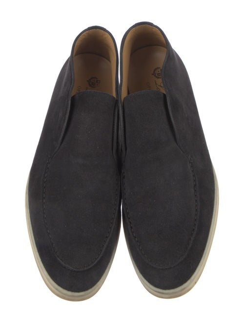 Loro Piana Open Walk Suede Loafers