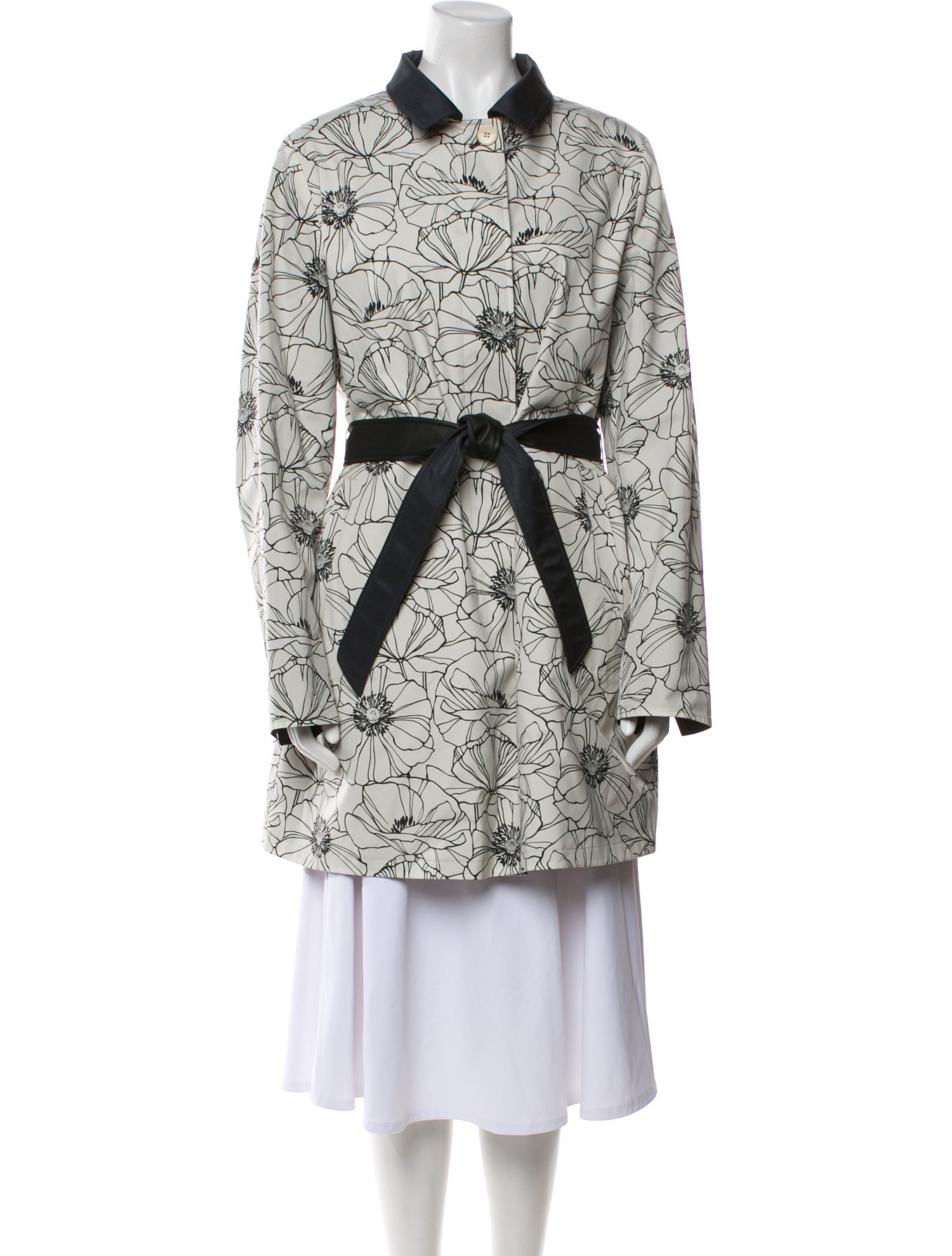 Loro Piana Rain System Tweed Pattern Trench Coat w/ Tags