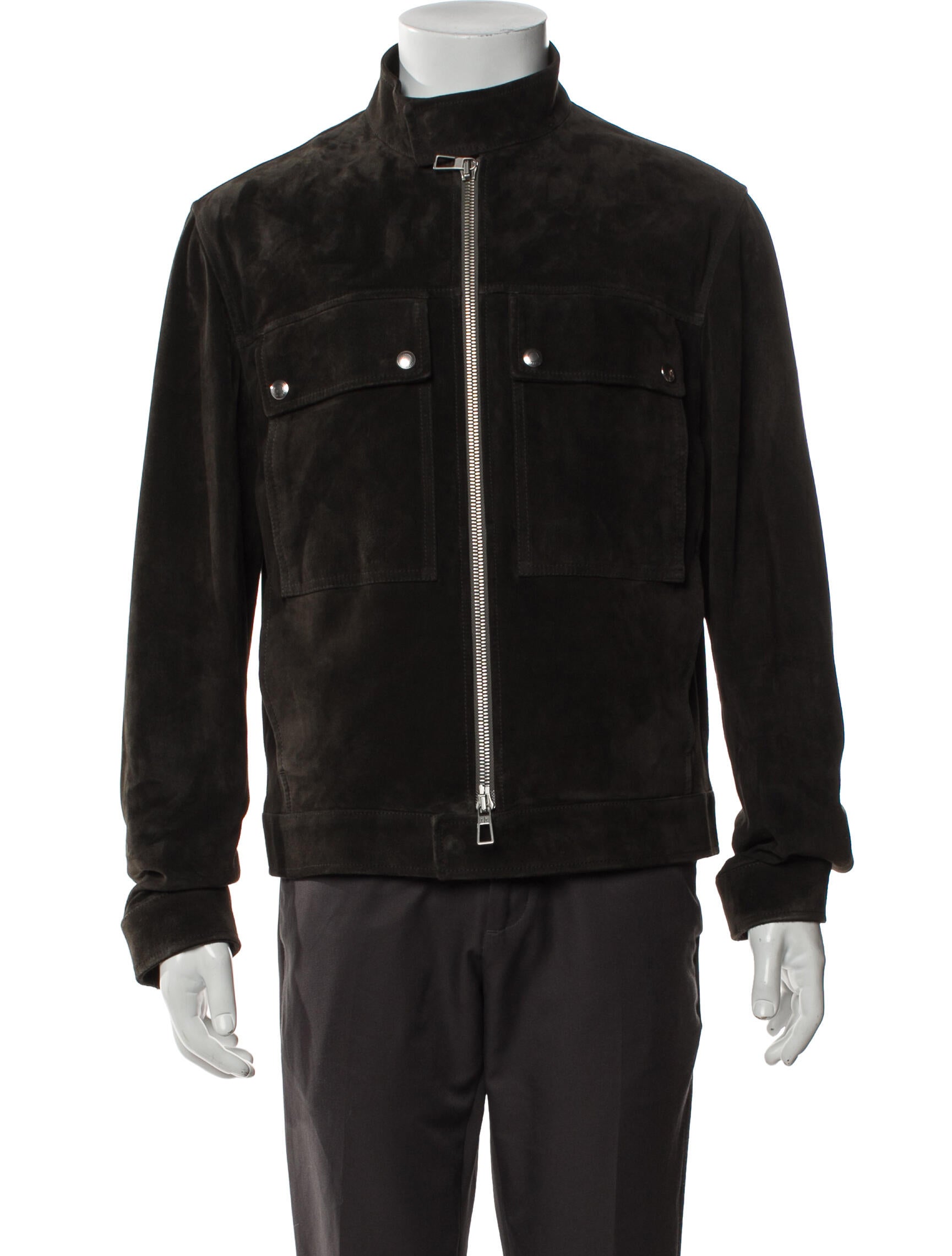 Loro Piana Calf Leather Utility Jacket w/ Tags