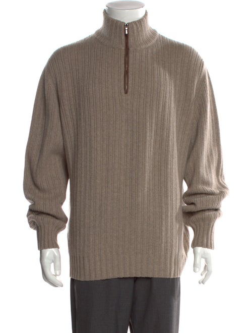 Loro Piana Baby Cashmere Mock Neck Pullover
