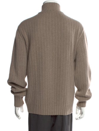 Loro Piana Baby Cashmere Mock Neck Pullover