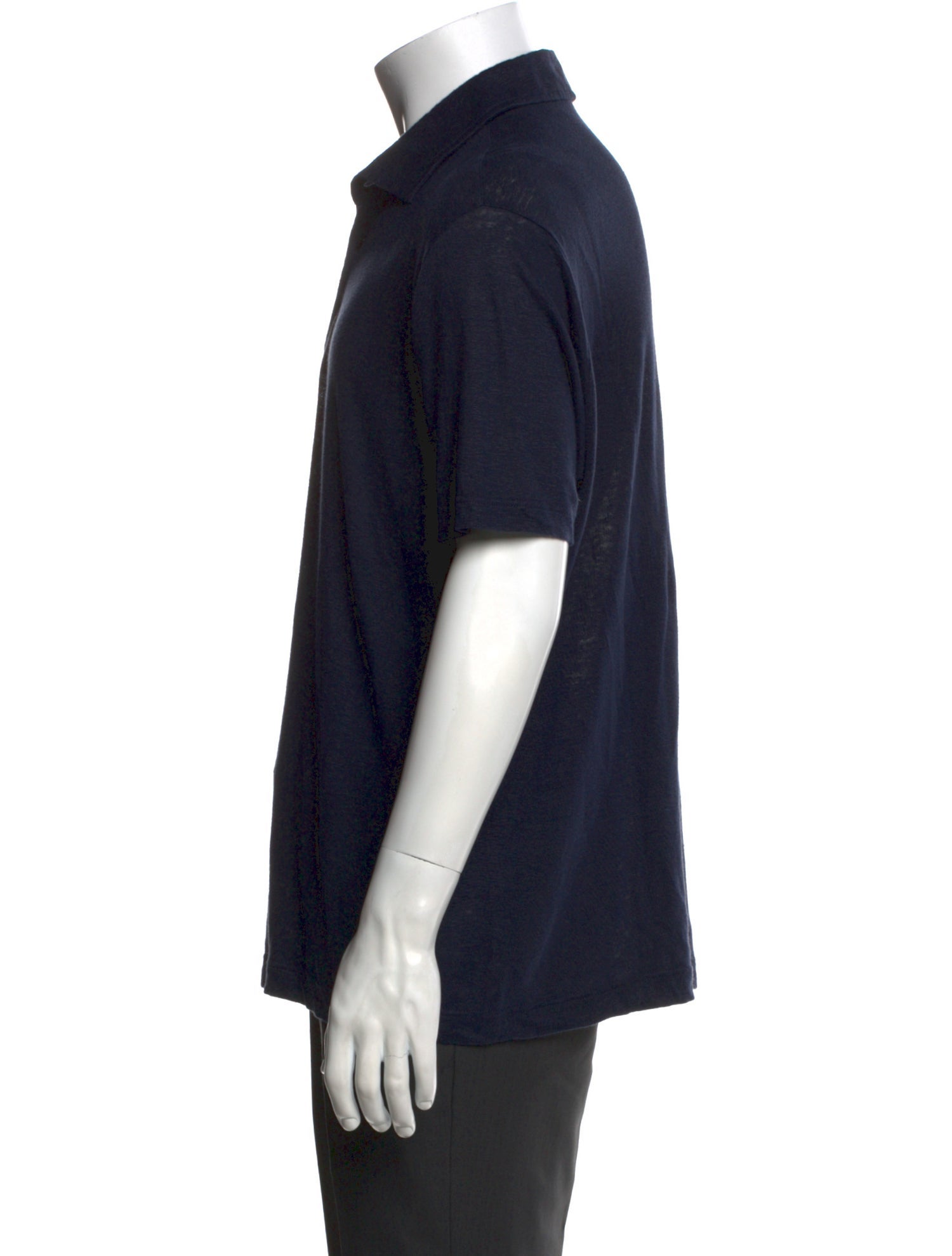 Loro Piana Linen Collar Polo Shirt