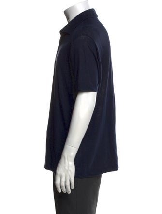 Loro Piana Linen Collar Polo Shirt
