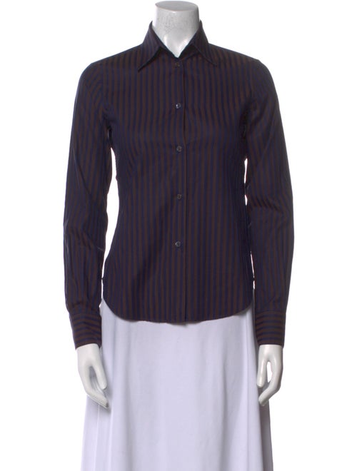 Loro Piana Long Sleeve Button-Up Top