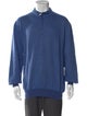 Loro Piana Cashmere Mock Neck Polo Sweater