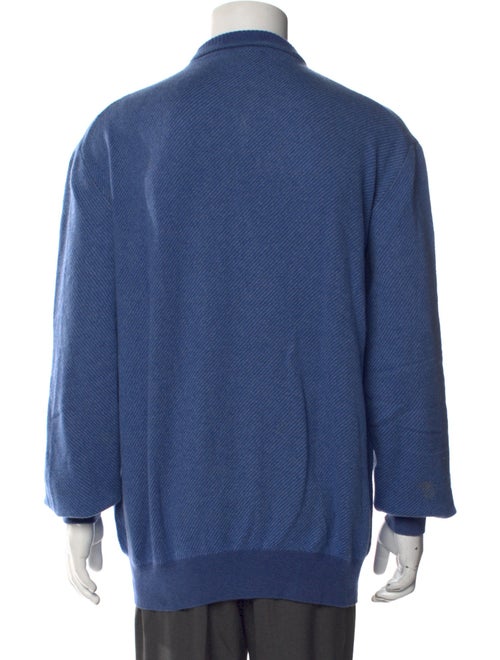Loro Piana Cashmere Mock Neck Polo Sweater