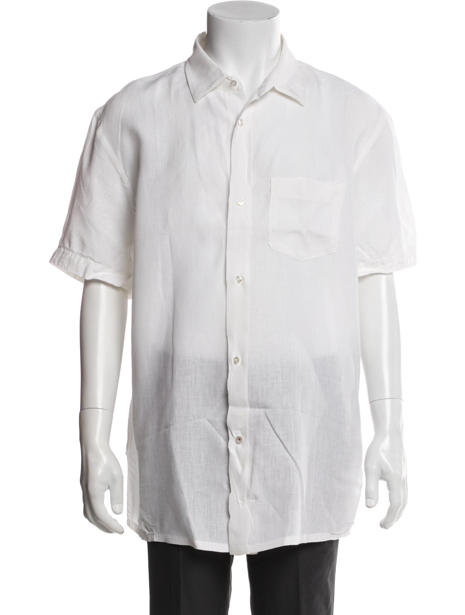 Loro Piana Linen Short Sleeve Shirt
