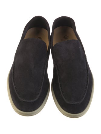 Loro Piana Summer Walk Suede Loafers