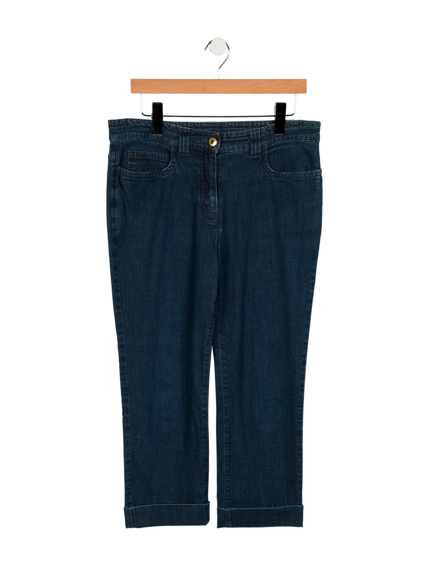 Loro Piana Low-Rise Straight Leg Jeans