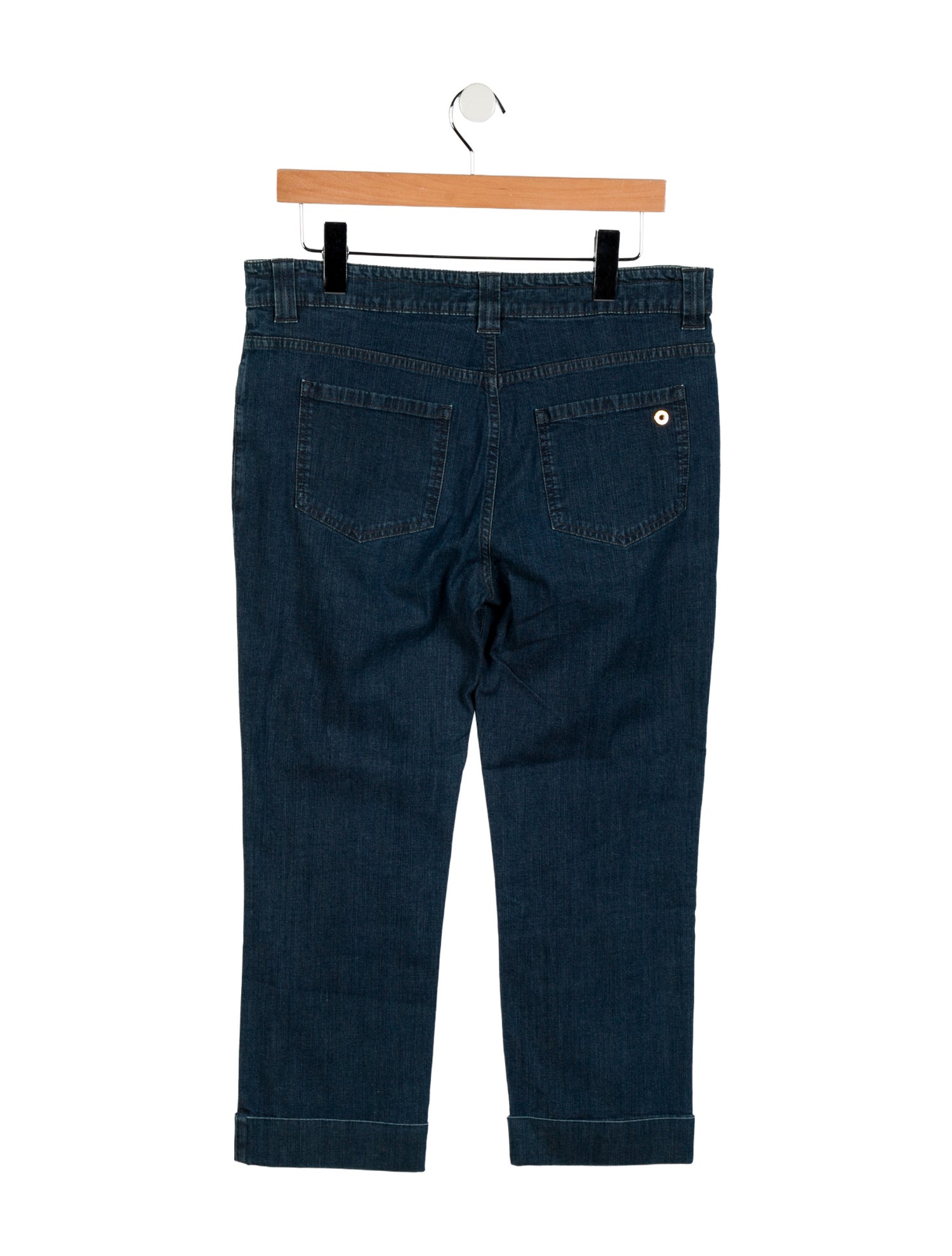 Loro Piana Low-Rise Straight Leg Jeans