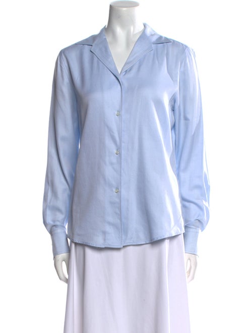 Loro Piana Long Sleeve Button-Up Top