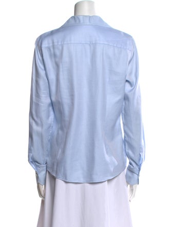 Loro Piana Long Sleeve Button-Up Top