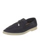 Loro Piana Summer Charms Walk Suede Loafers