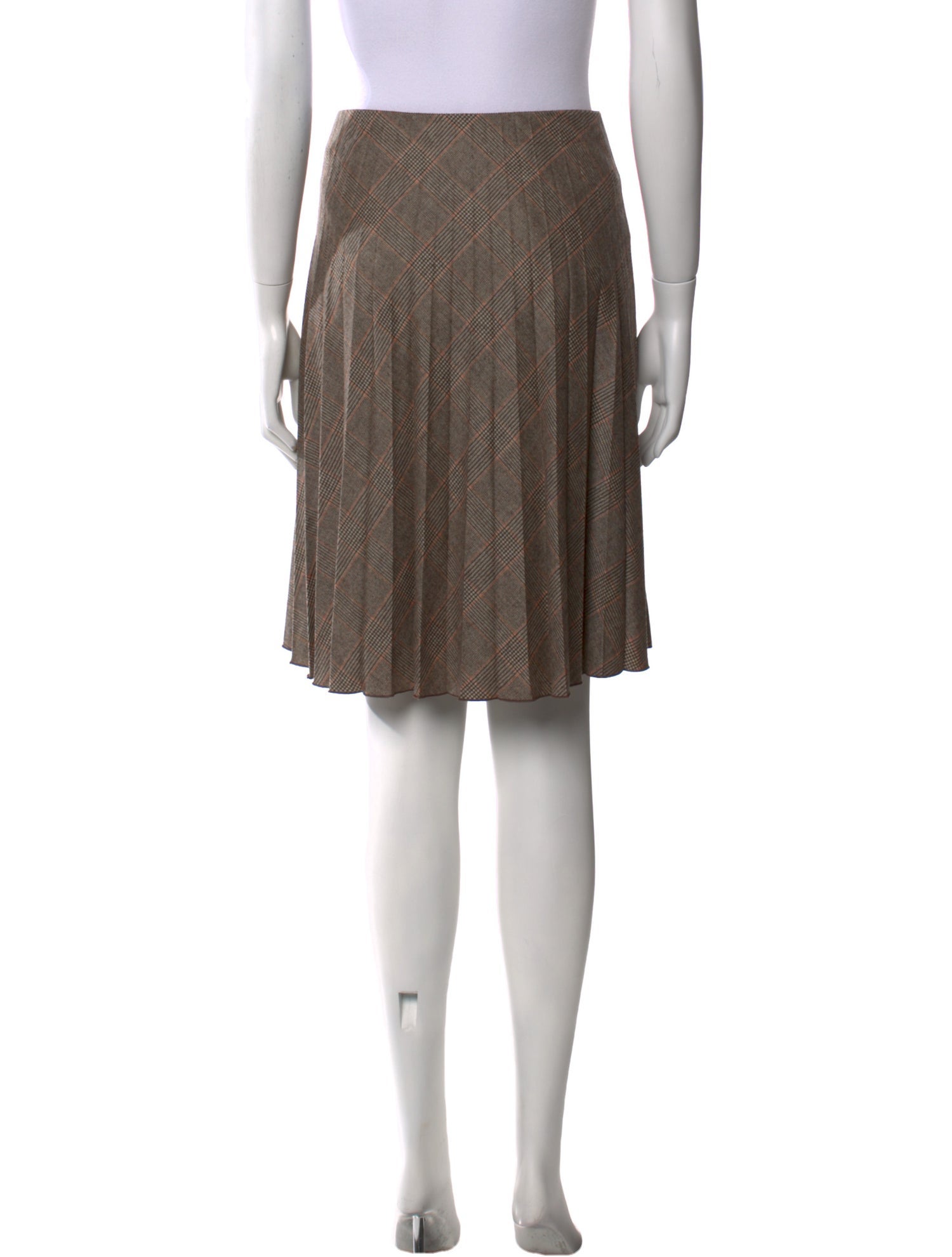 Loro Piana Virgin Wool Knee-Length Skirt