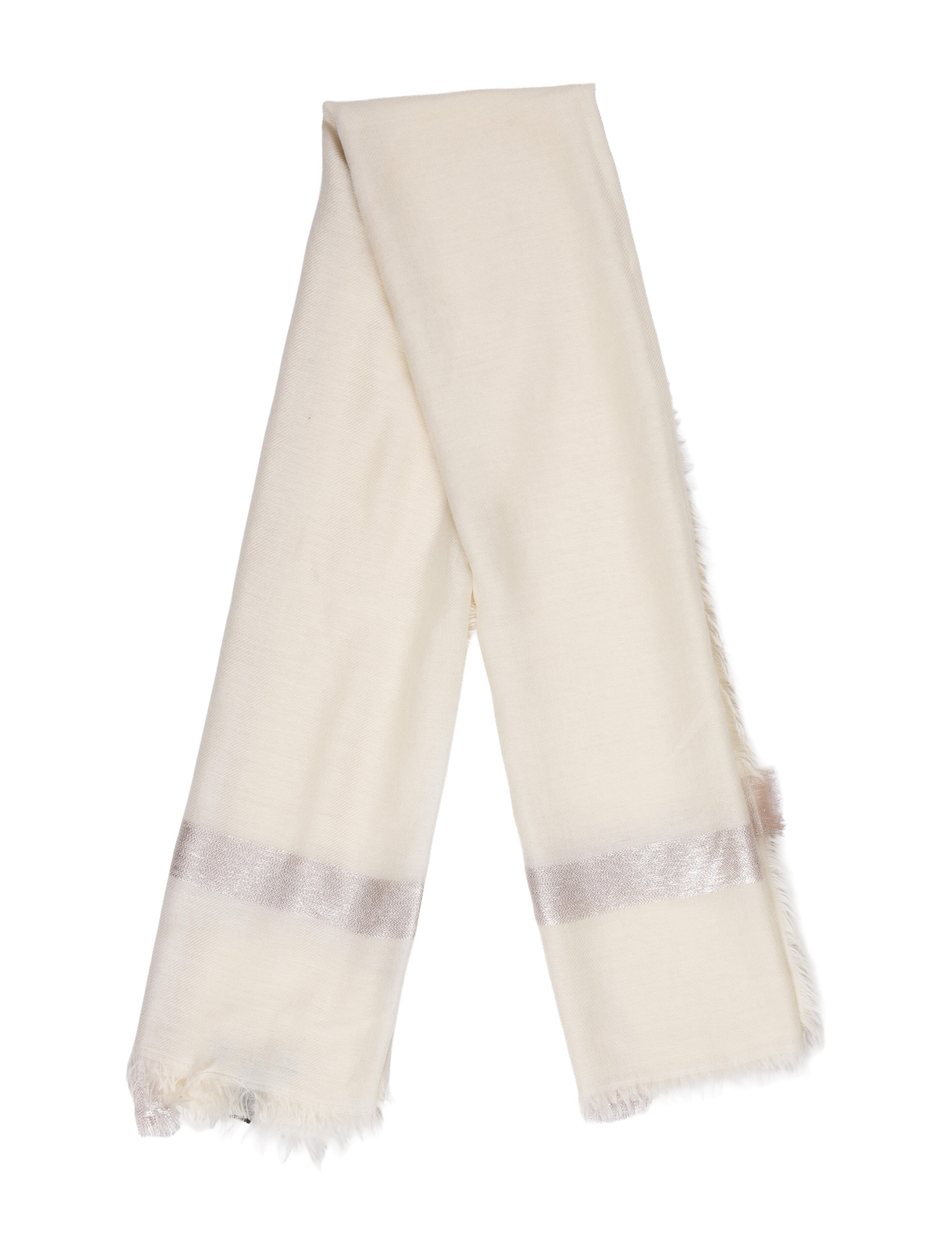 Loro Piana Cashmere Striped Scarf