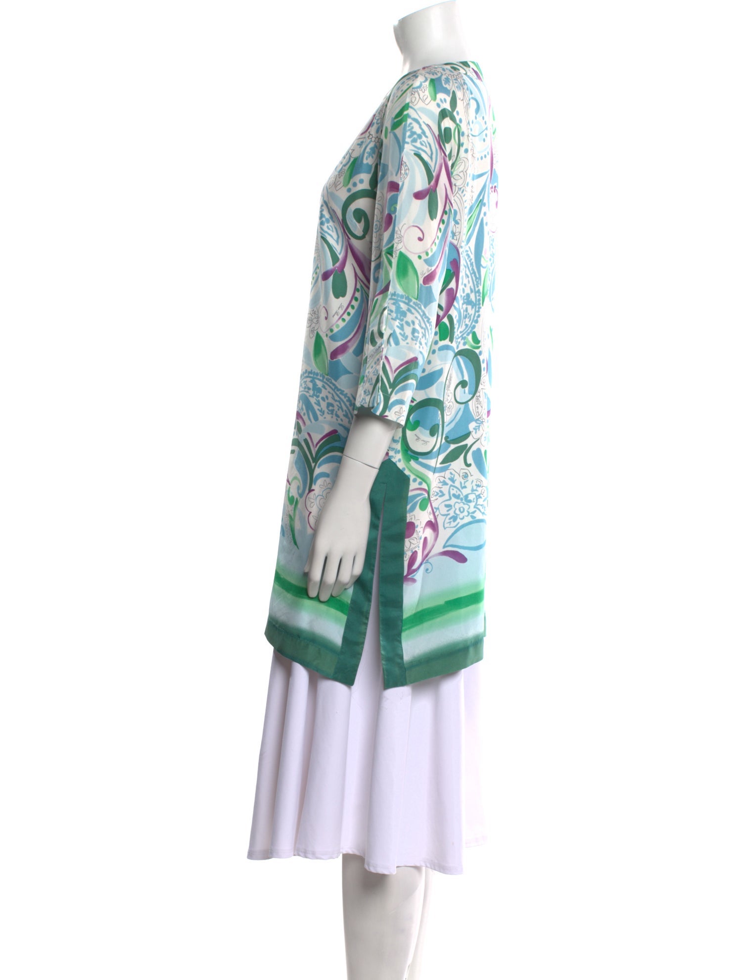 Loro Piana Silk Paisley Print Tunic