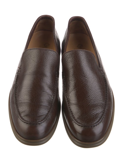 Loro Piana Summer Walk Leather Loafers