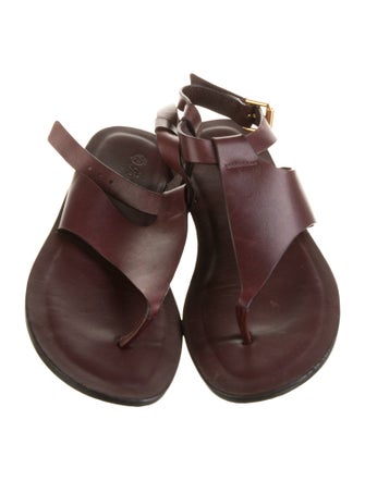 Loro Piana Trani Leather Sandals