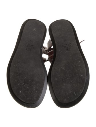 Loro Piana Trani Leather Sandals