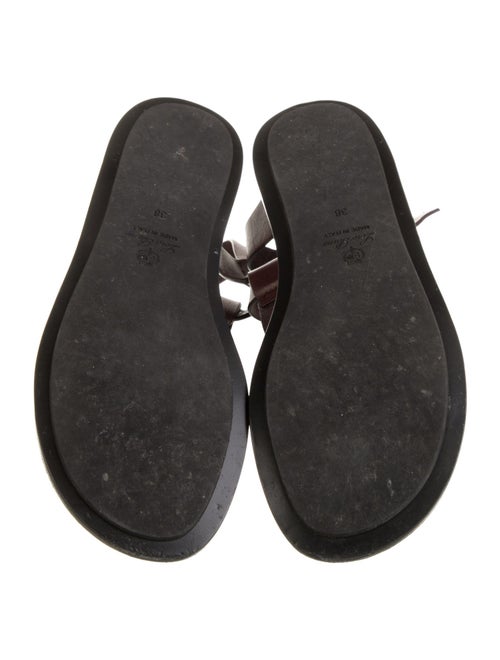 Loro Piana Trani Leather Sandals
