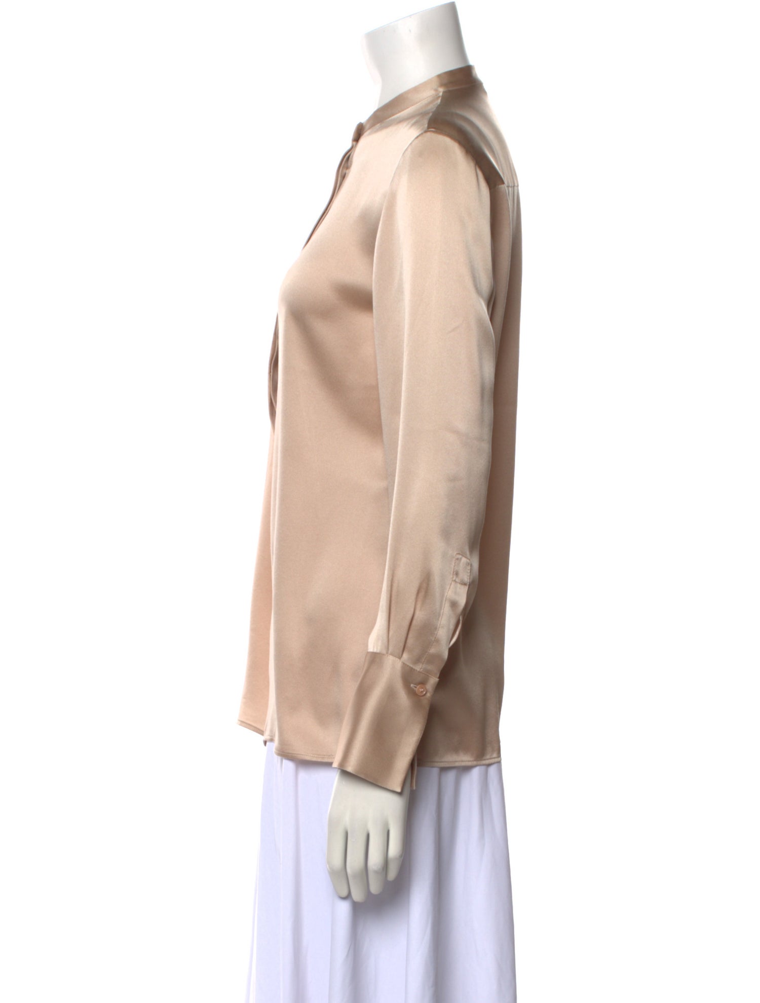 Loro Piana Silk Mock Neck Polo