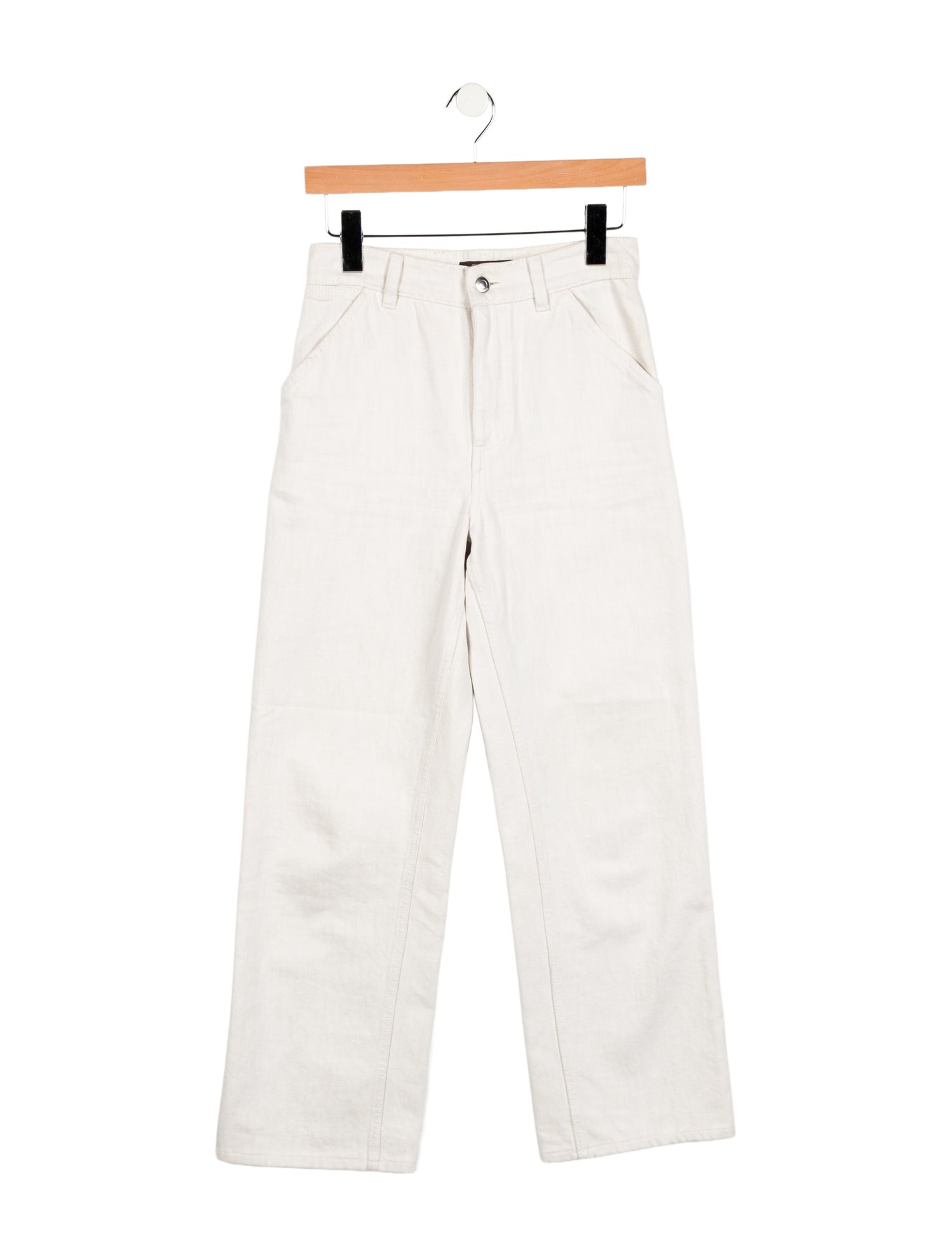 Loro Piana High-Rise Wide Leg Jeans