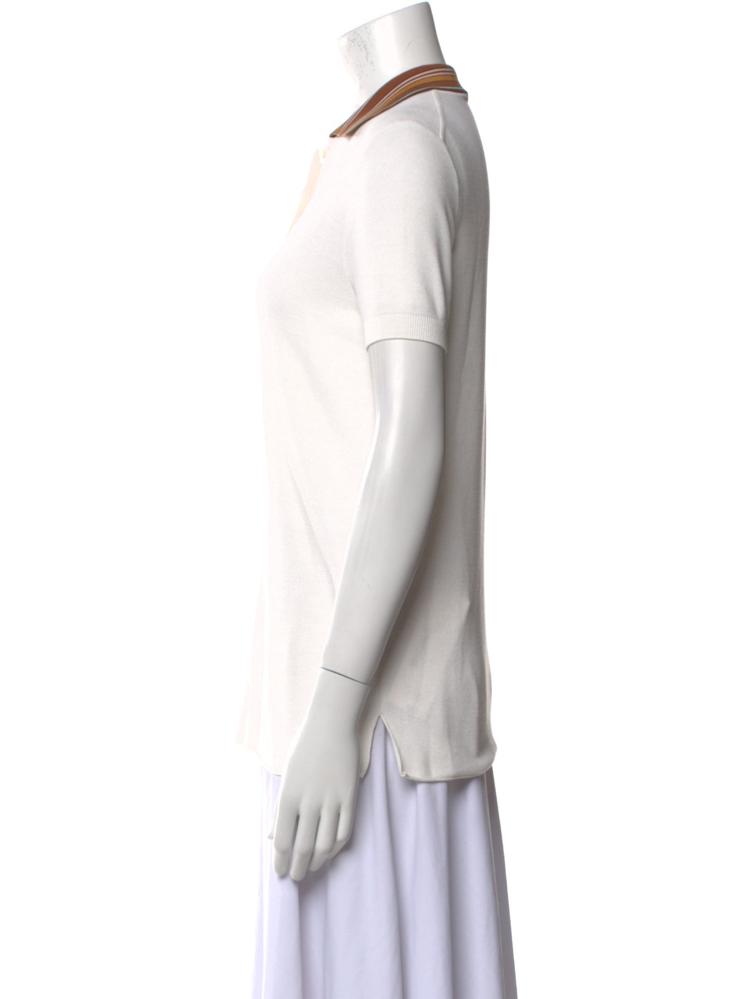 Loro Piana Silk Short Sleeve Polo